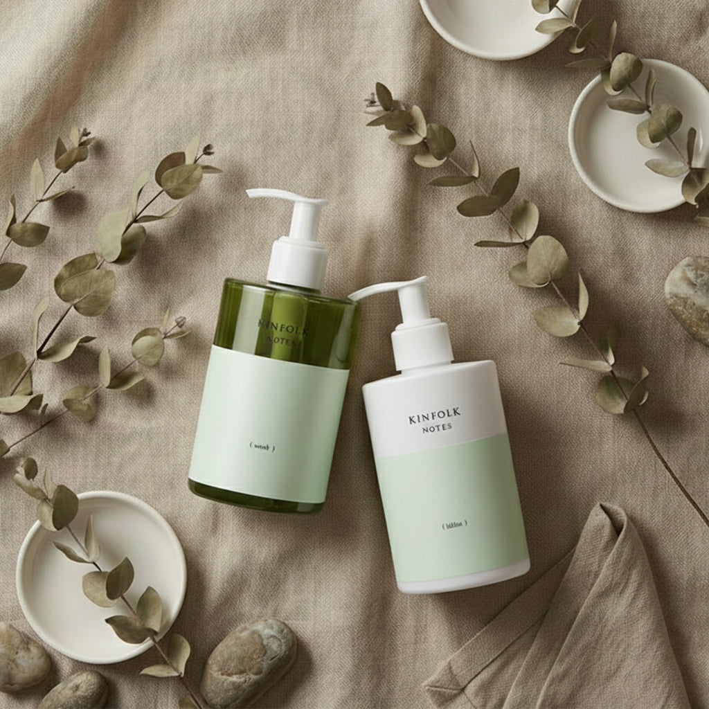 Splendor in the Grass (Mint) Morning Shower Set
